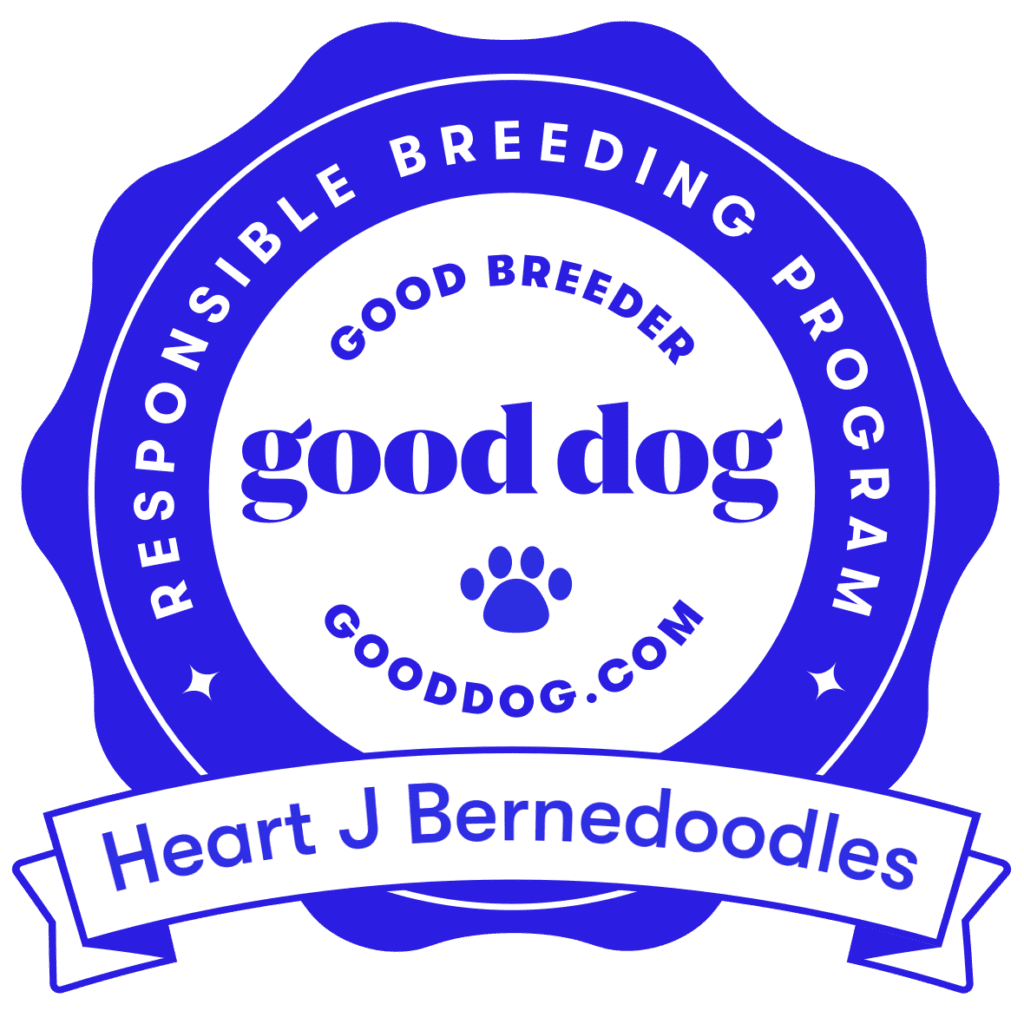 Good Dog.com responsible breeding program badge